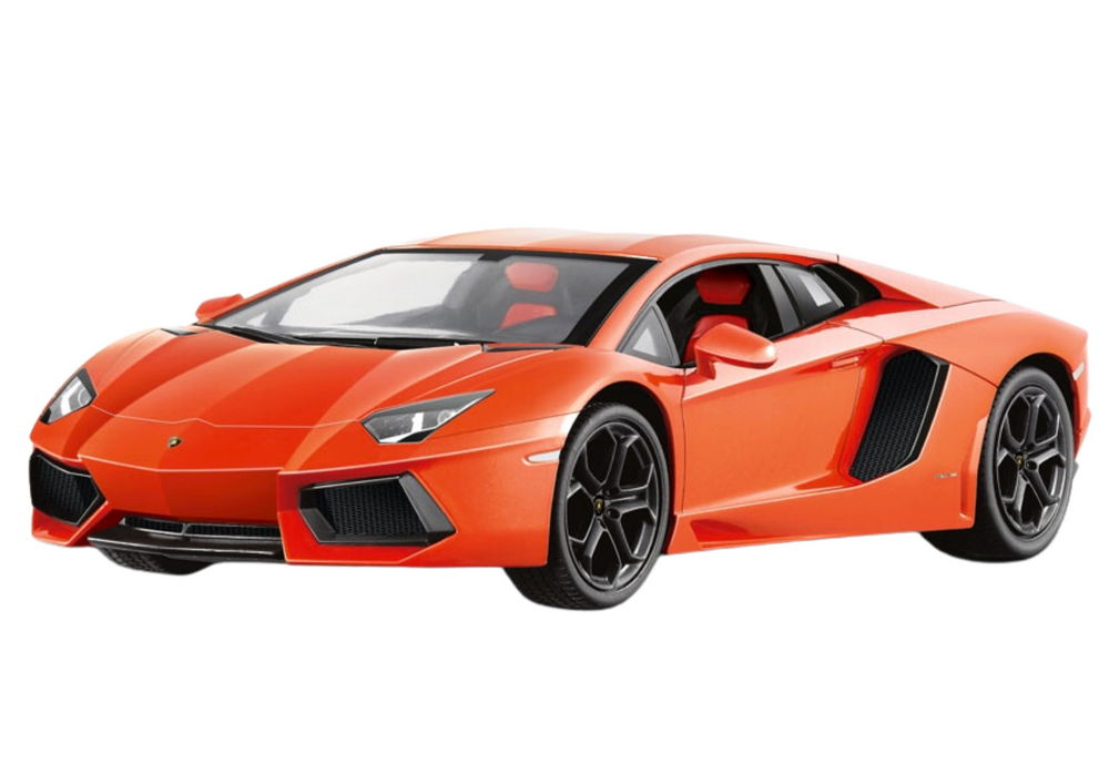 Nuotoliniu būdu valdomas Lamborghini Aventador LP700 automobilis, oranžinis
