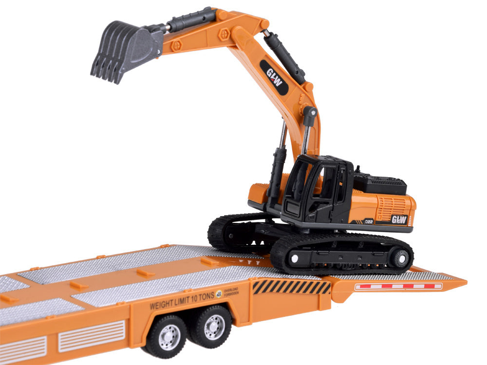 Žaislinės statybinės technikos rinkinys su garso ir šviesos efektais