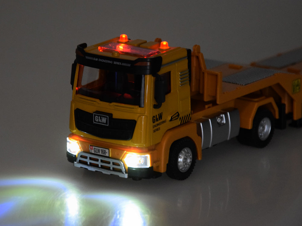 Žaislinės statybinės technikos rinkinys su garso ir šviesos efektais