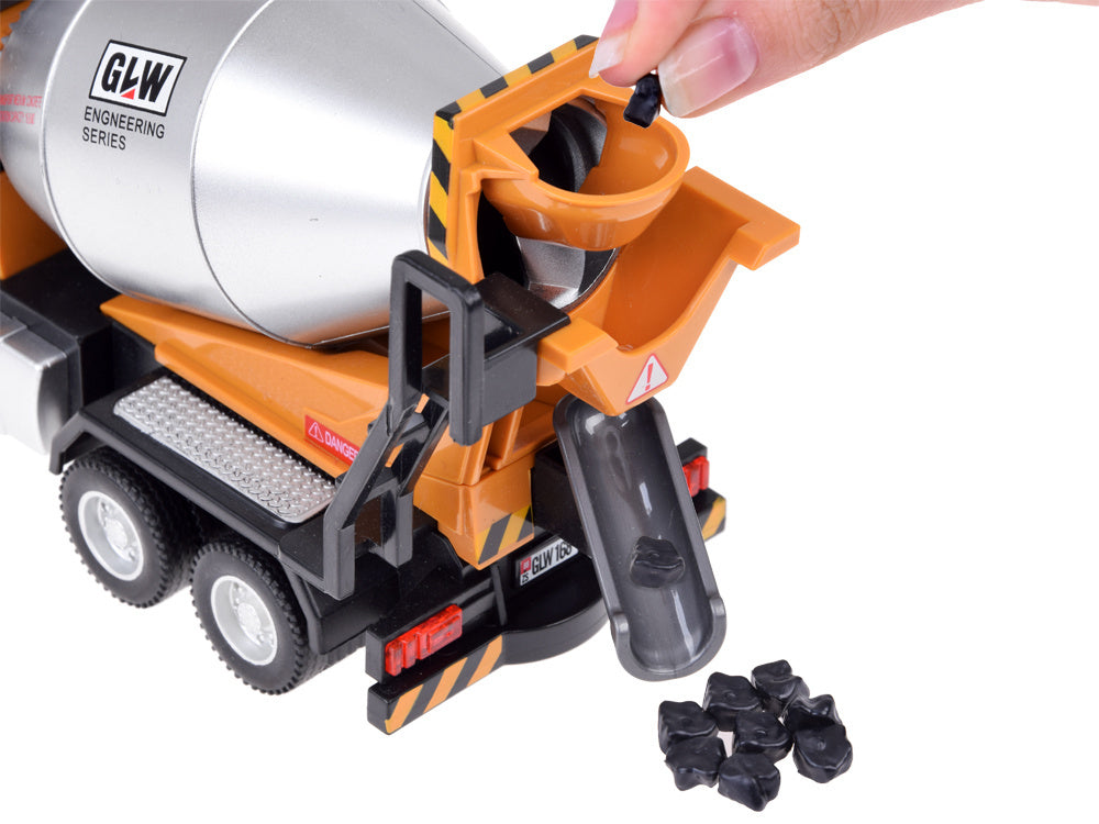 Žaislinė betono maišyklė su garsu ir šviesa