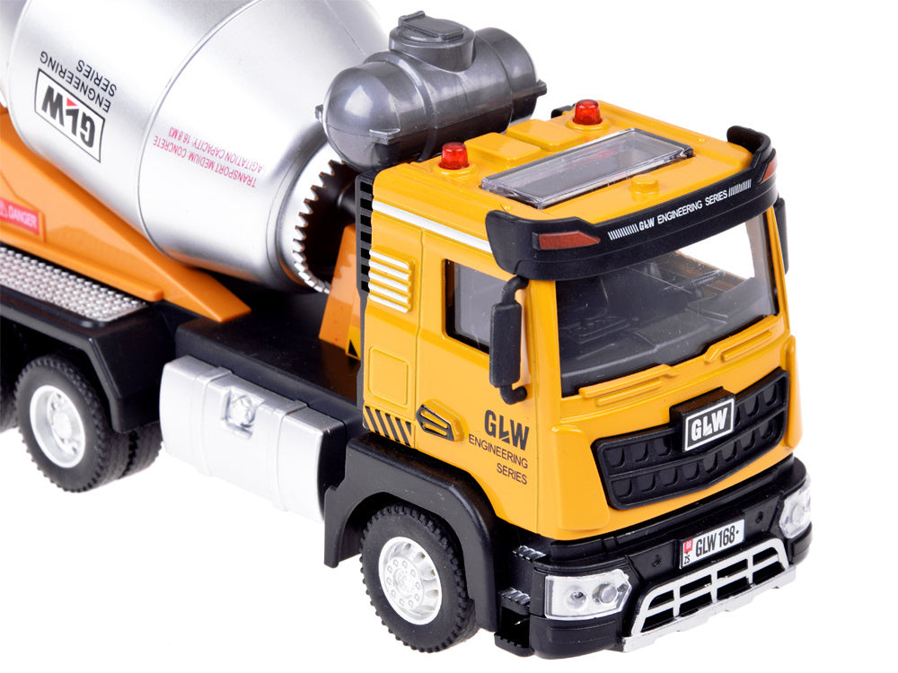 Žaislinė betono maišyklė su garsu ir šviesa