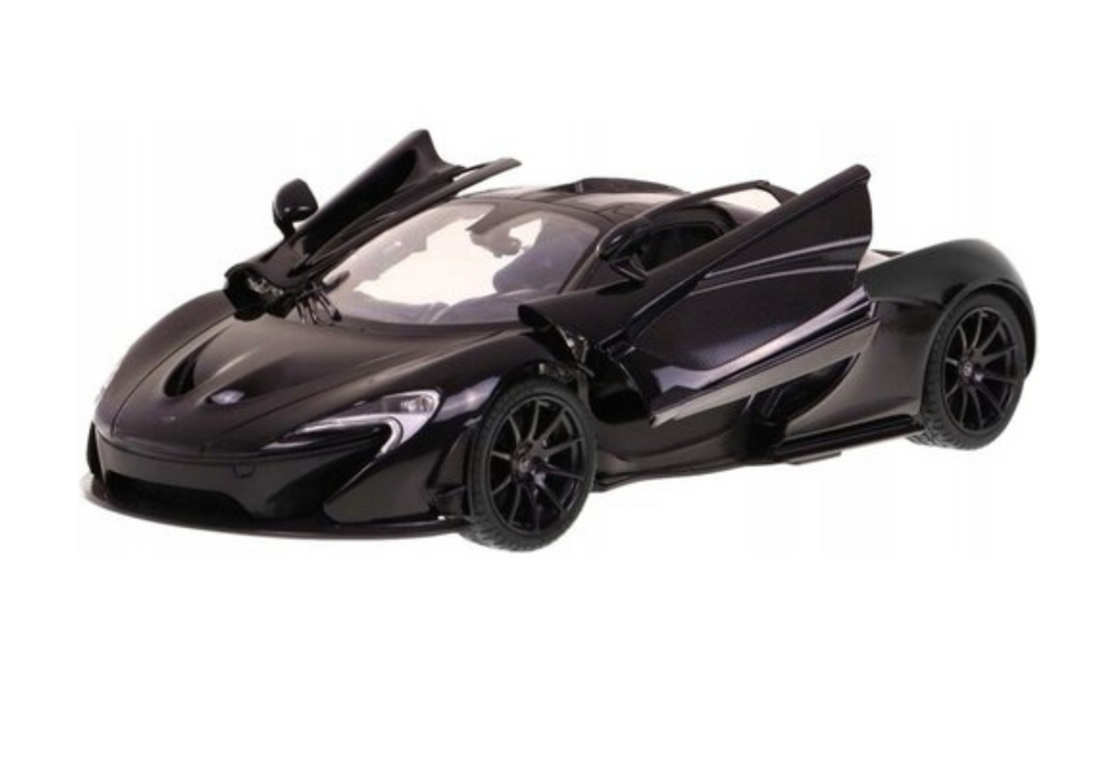 Nuotoliniu būdu valdomas Mclaren P1 automobilis, juodas