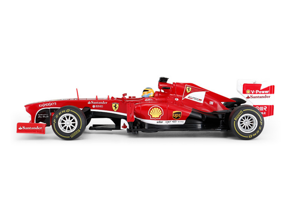 Nuotoliniu būdu valdomas Ferrari F1 automobilis, raudonas