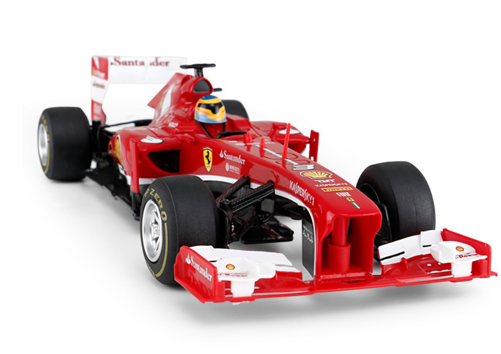 Nuotoliniu būdu valdomas Ferrari F1 automobilis, raudonas