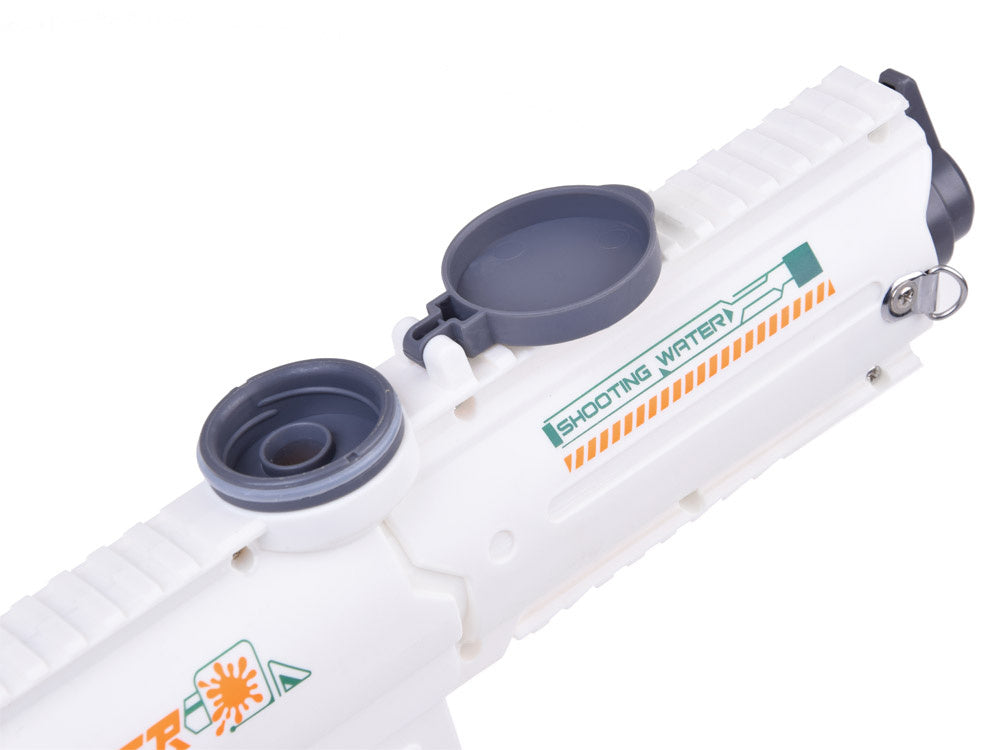 Elektrinis vandens pistoletas šautuvas vaikams, baltas