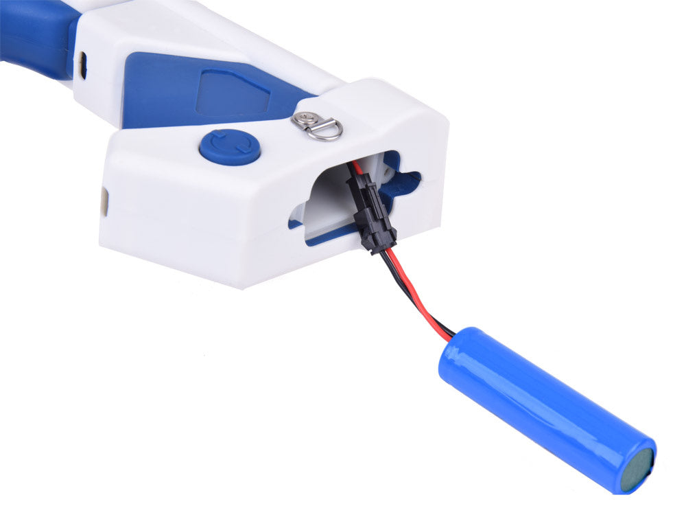 Elektrinis vandens pistoletas šautuvas vaikams, baltas