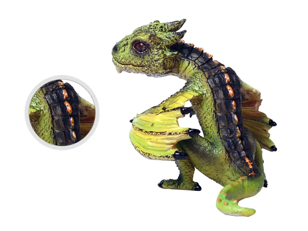 Figūrėlė, drakonas, žalias