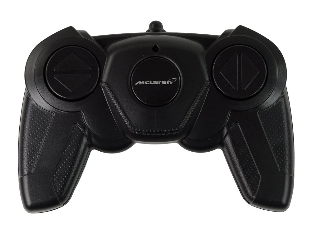 Nuotoliniu būdu valdomas sportinis McLaren Senna automobilis, baltas