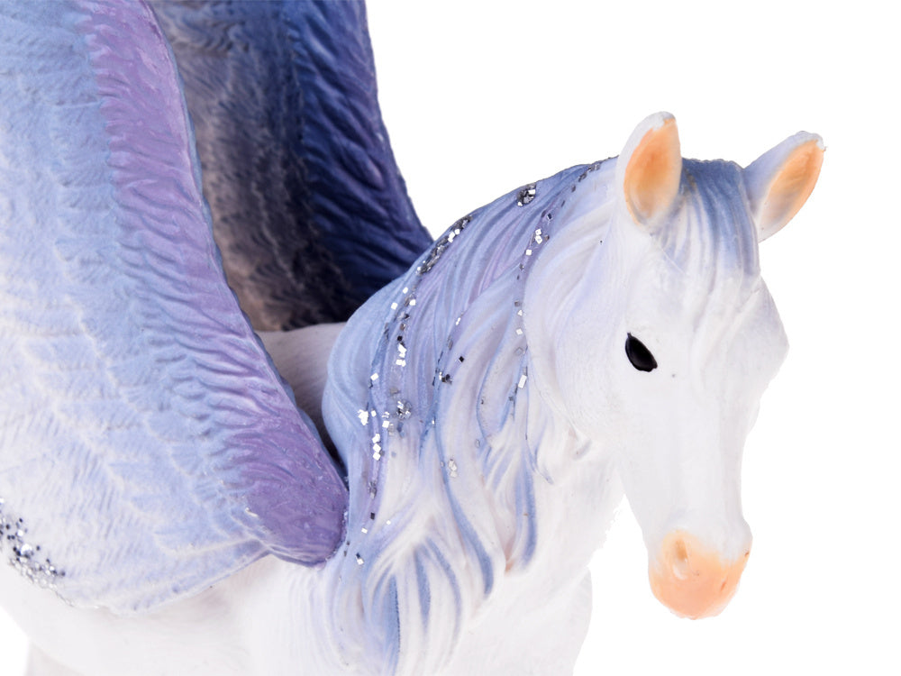 Pegaso figūrėlė su sparnais, mėlyna