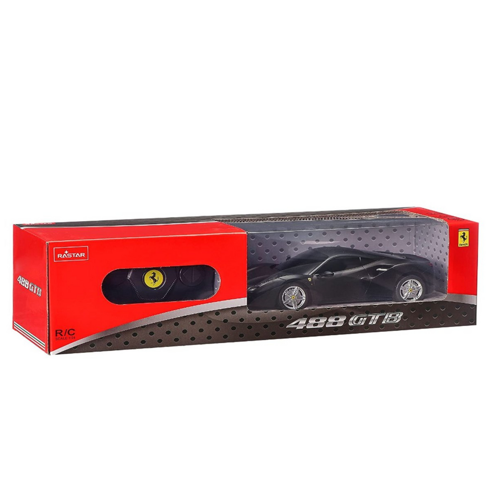 Nuotoliniu būdu valdomas  Ferrari 488 GTB automobilis 1:24 Rastar, raudonas