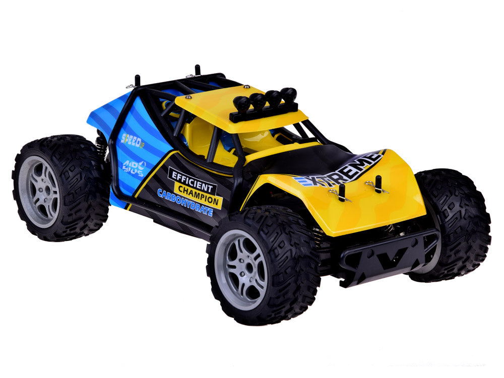 Nuotoliniu būdu valdymo automobilis HYPER TRUCK OFF-ROAD, geltonas