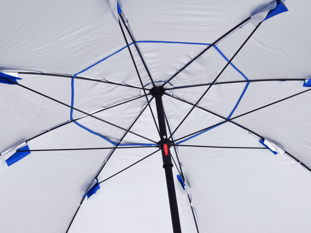 Paplūdimio skėtis UPF 50+, mėlynas