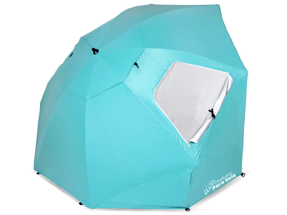 Paplūdimio skėtis UPF 50+, žydras