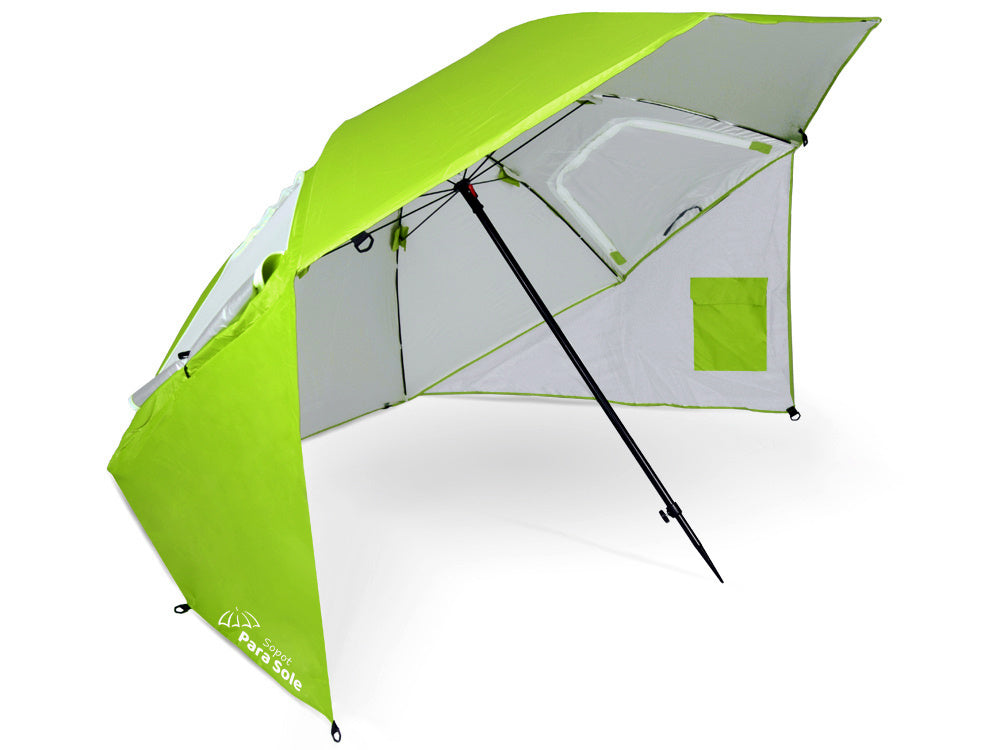 Paplūdimio skėtis UPF 50+, žalias