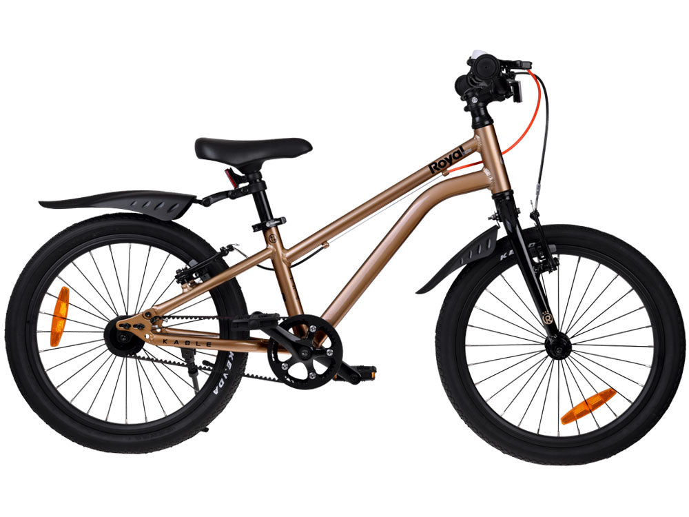 Vaikiškas dviratis Gold Kable-Belt 16", auksinė, RoyalBaby