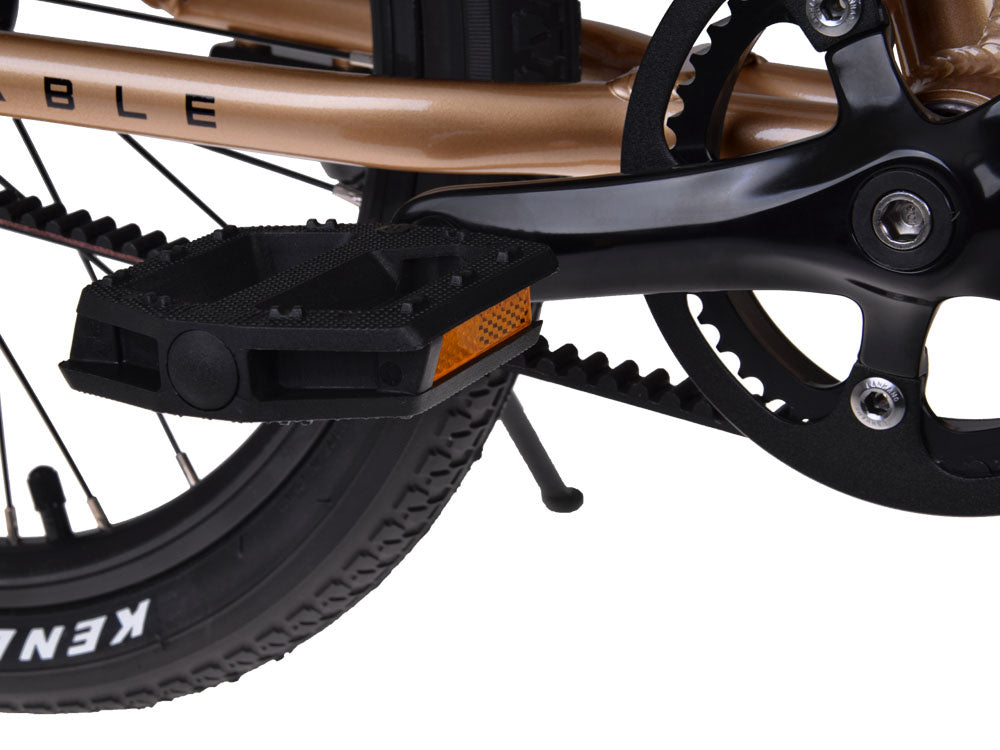 Vaikiškas dviratis Gold Kable-Belt 16", auksinė, RoyalBaby