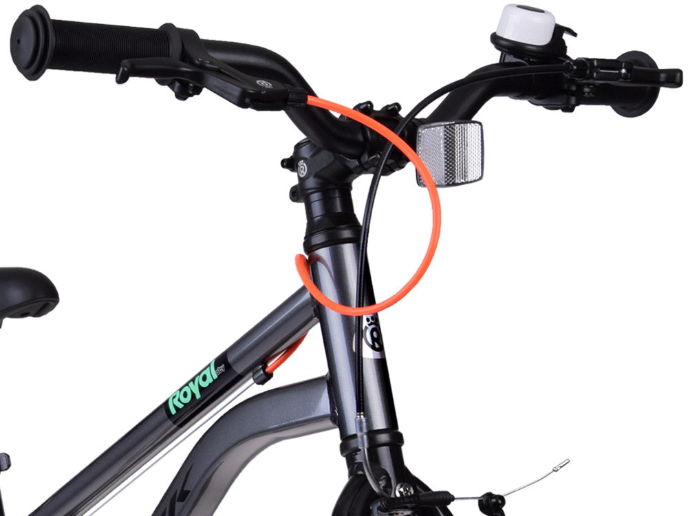 Vaikiškas dviratis Gold Kable-Belt 18", juodas, RoyalBaby