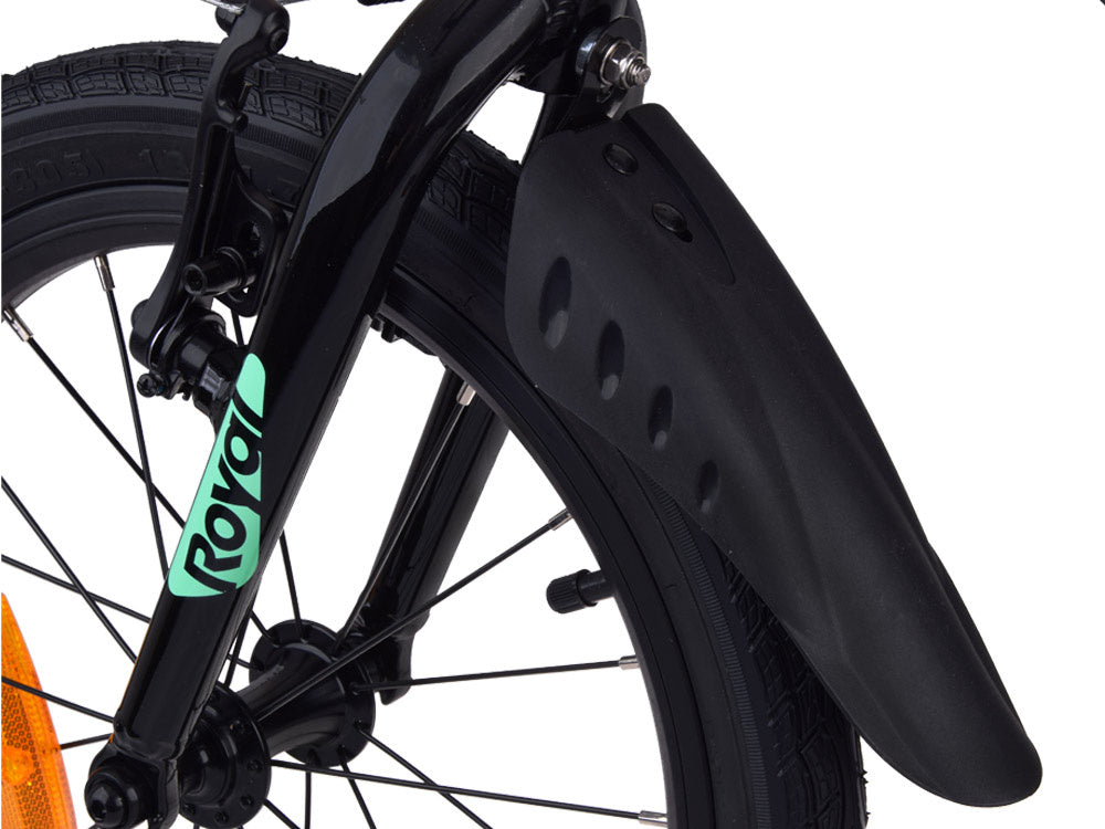 Vaikiškas dviratis Gold Kable-Belt 18", juodas, RoyalBaby