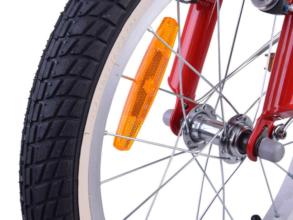 Vaikiškas miesto dviratis Eurocle 16", raudonas, Royal Baby