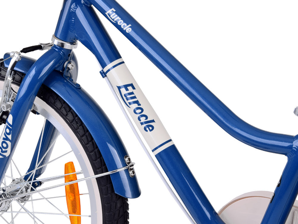Vaikiškas miesto dviratis Eurocle 18", mėlynas, Royal Baby