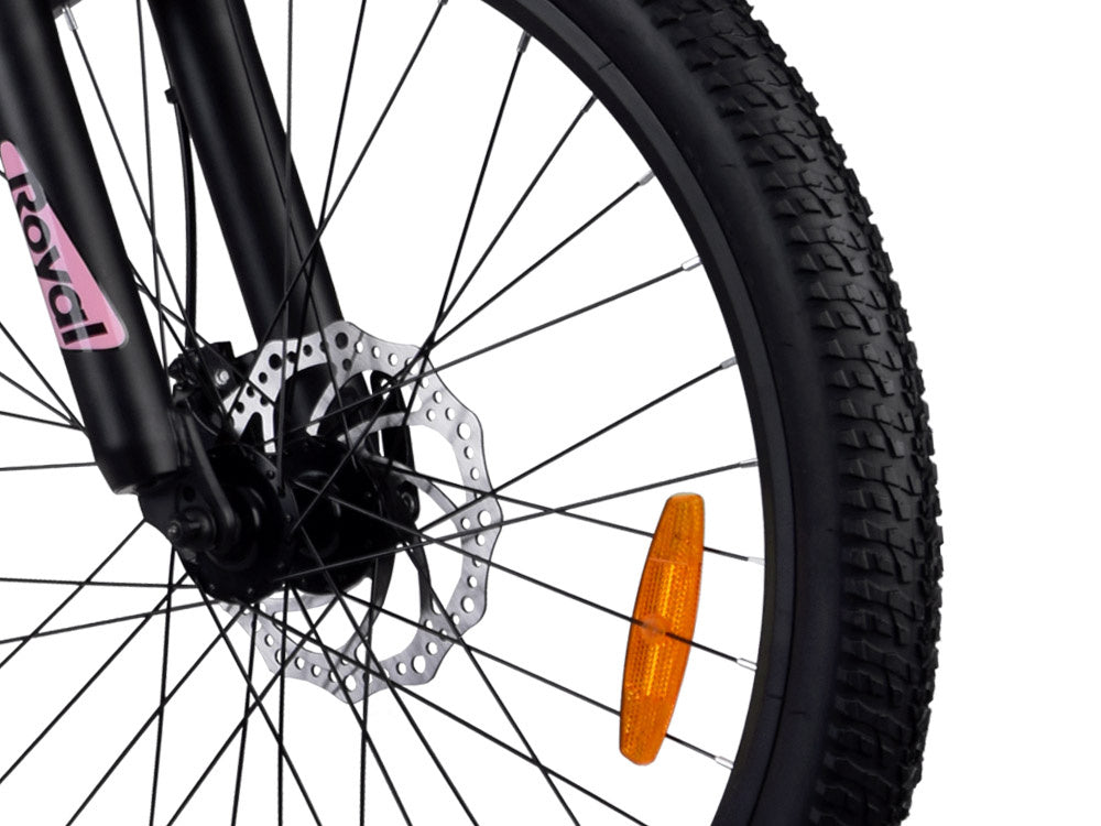 Dviratis vaikams ir paaugliams 24" STUDENT BICYCLE, rožinis, Royal Baby