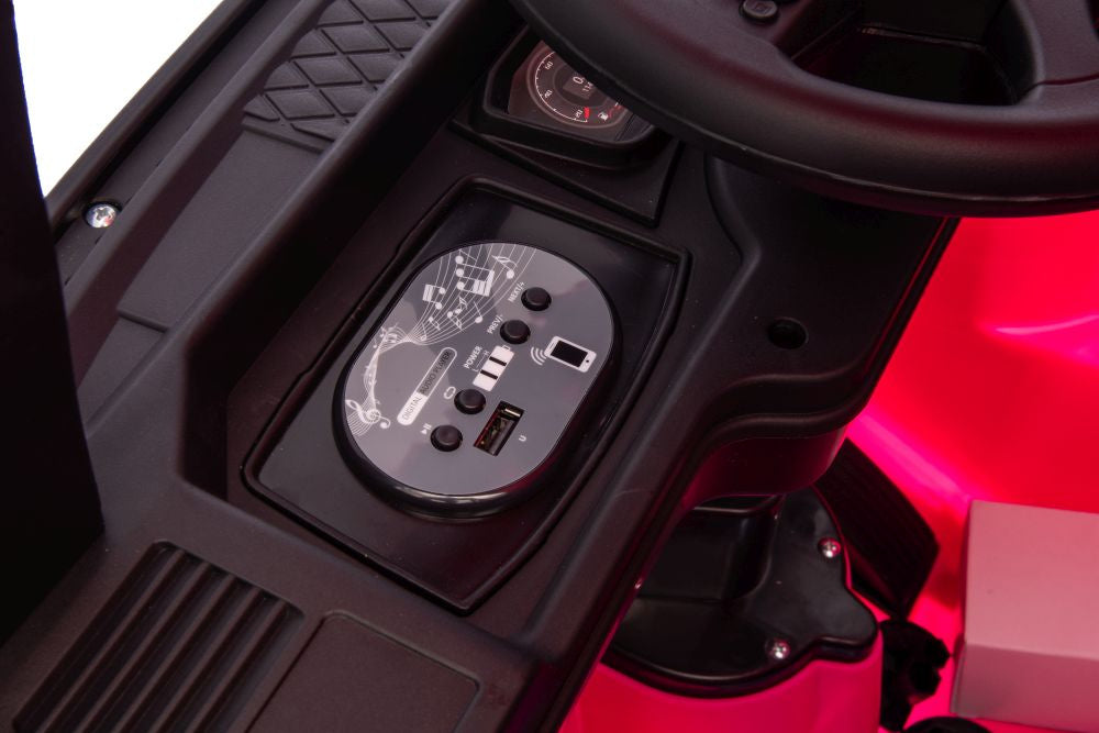 Elektrinis sunkvežimis vaikams Scania 500R HL698 4x4, rožinis