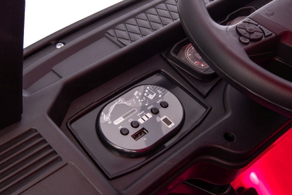 Elektrinis sunkvežimis vaikams Scania 500R HL698 4x4, rožinis