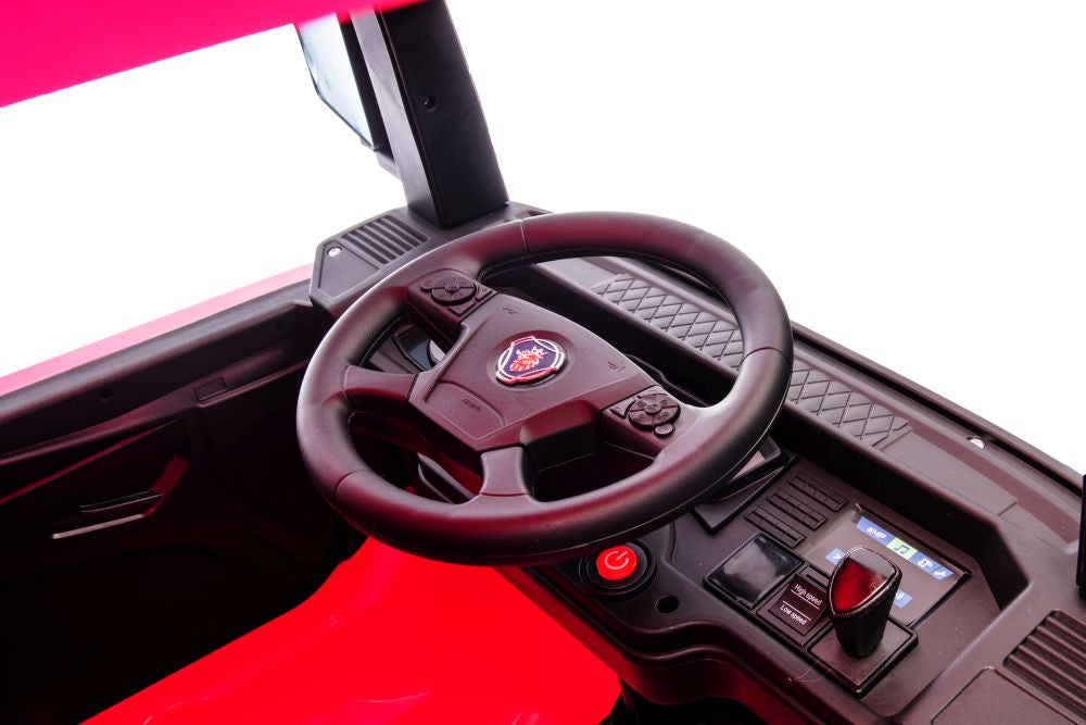 Elektrinis sunkvežimis vaikams Scania 500R HL698 4x4, rožinis