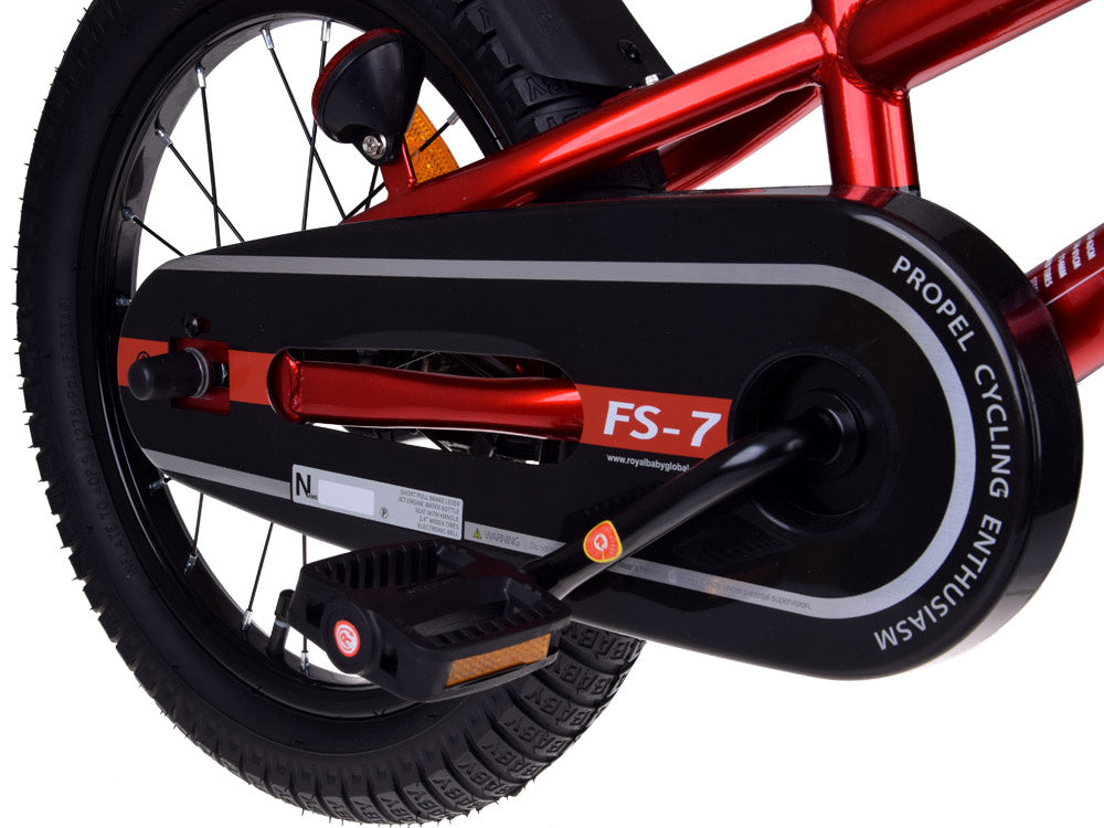 Vaikiškas dviratis 16 colių, raudonas, Royal Baby