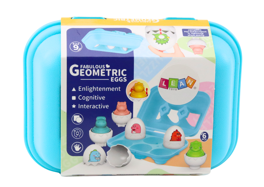 Edukacinis dinozaurų kiaušinių rinkinys 6 vnt.