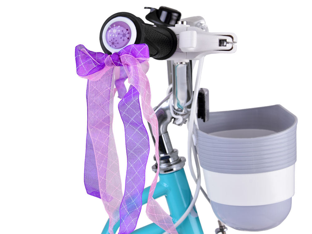 Vaikiškas dviratis 14" Little Swan su papildomais ratukais, žydras, Royal Baby