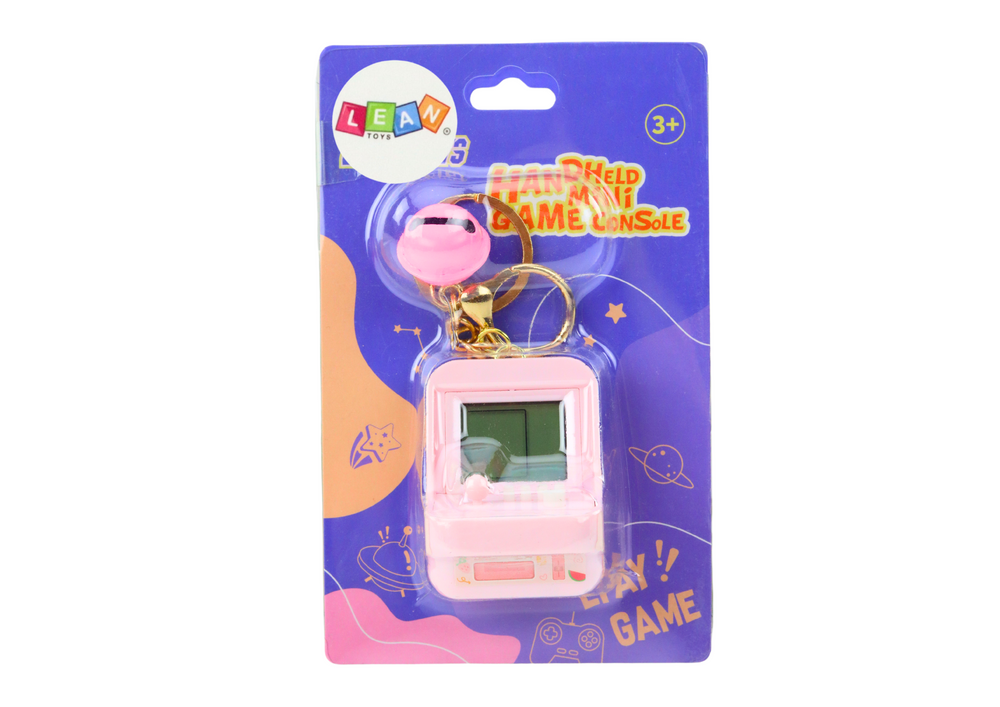 Kišeninis elektroninis žaidimas „Tetris“, rožinis