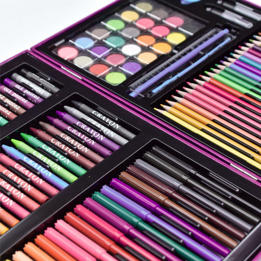 Meno rinkinys lagaminėlyje su vienaragiu, rožinins128 el.