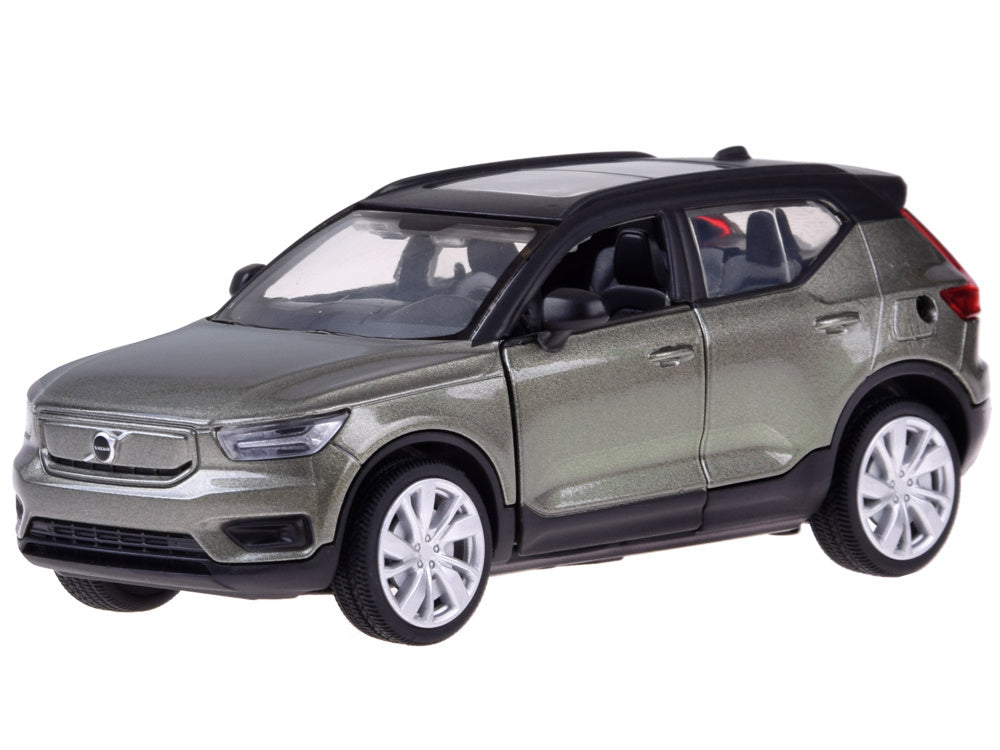 Metalinis automobilio Volvo XC40 modelis su šviesos ir garso efektais, chaki