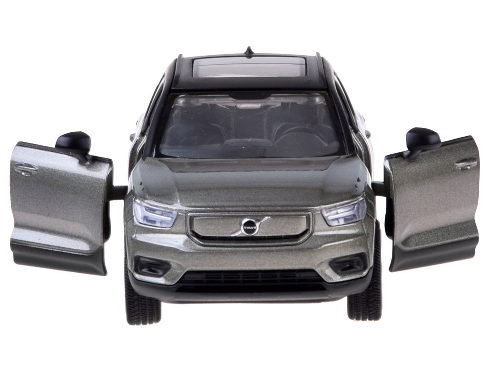 Metalinis automobilio Volvo XC40 modelis su šviesos ir garso efektais, chaki
