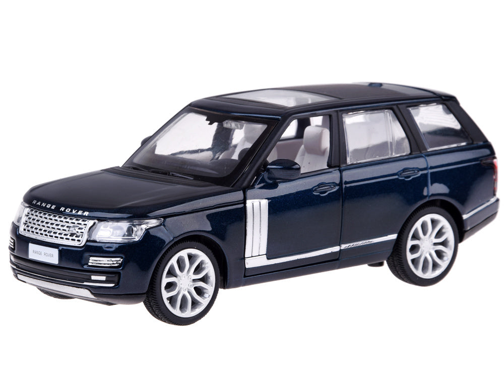 Metalinis automobilio RANGE ROVER modelis su šviesos ir garso efektais