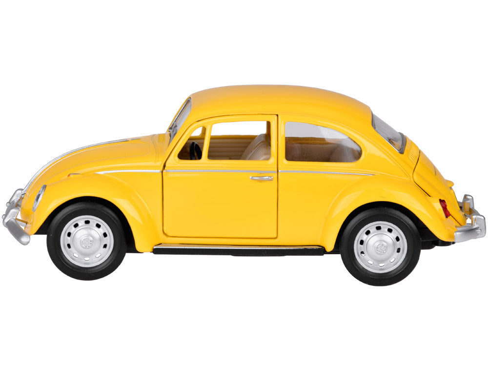 Metalinis automobilio Volkswagen Classical Beetle modelis su šviesos ir garso efektais