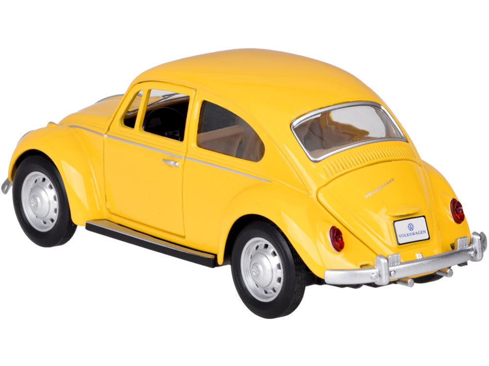 Metalinis automobilio Volkswagen Classical Beetle modelis su šviesos ir garso efektais