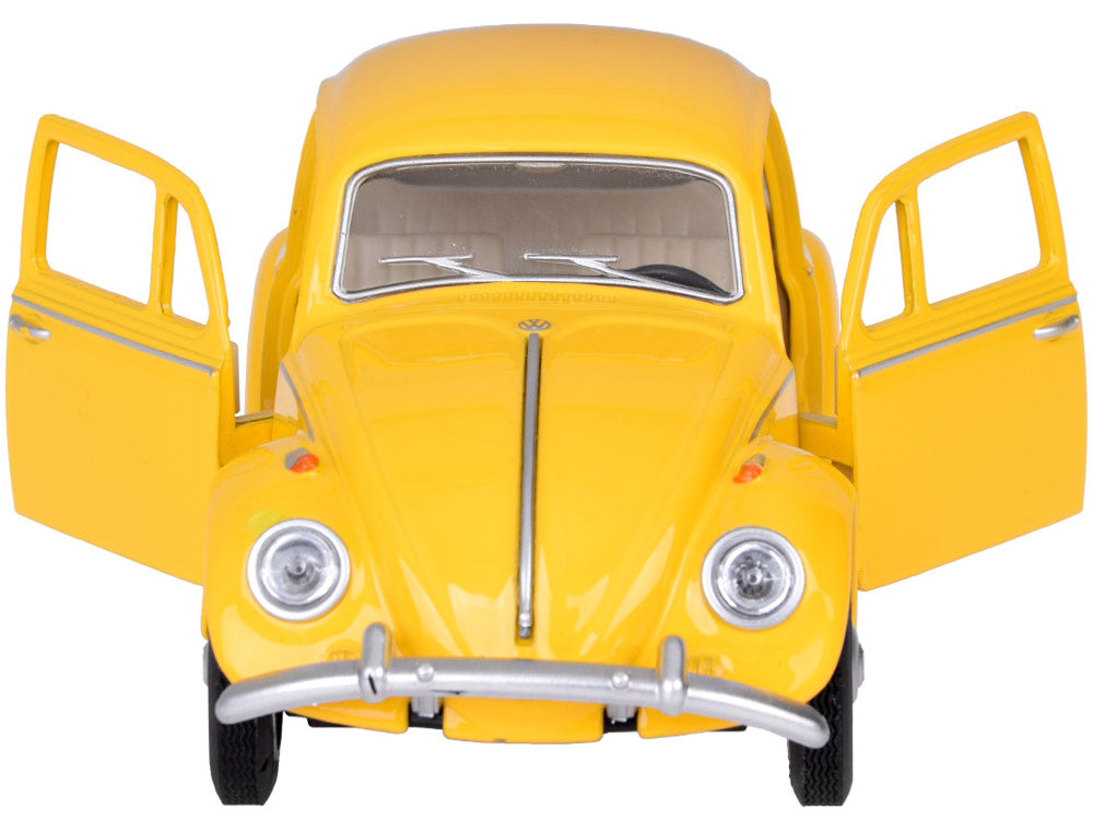 Metalinis automobilio Volkswagen Classical Beetle modelis su šviesos ir garso efektais