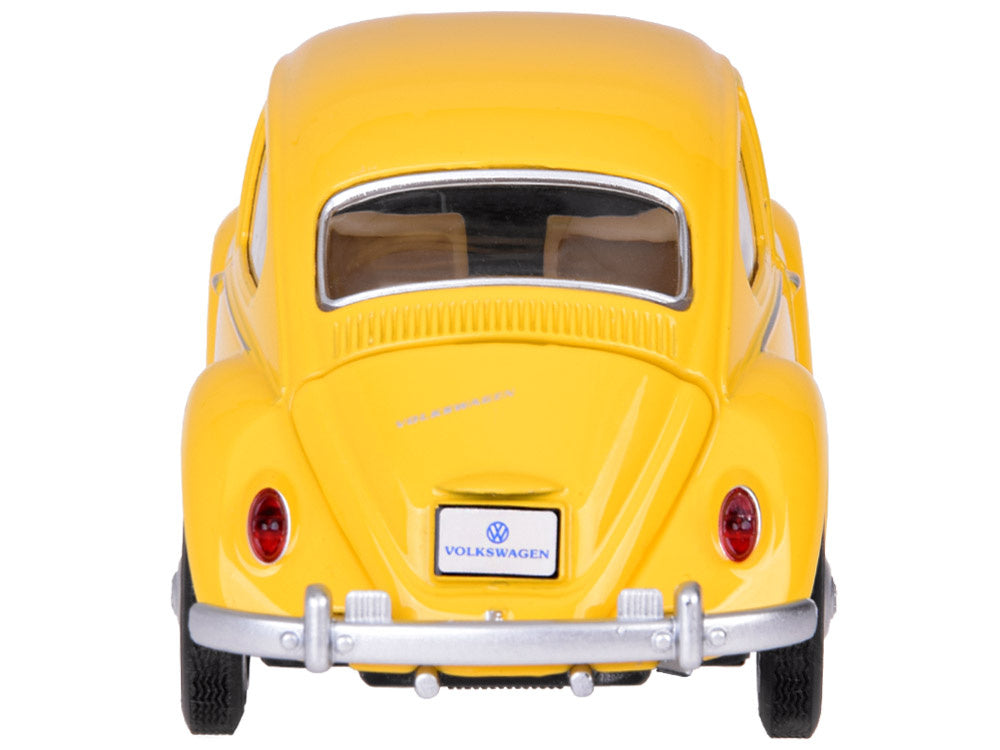 Metalinis automobilio Volkswagen Classical Beetle modelis su šviesos ir garso efektais
