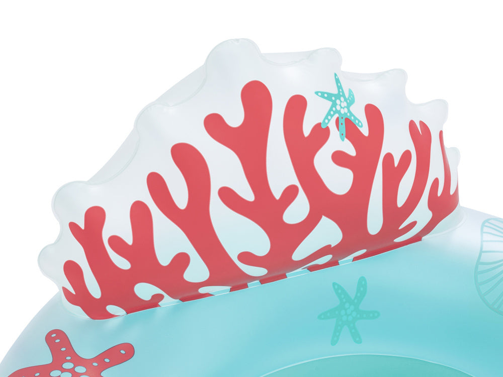 Pripučiamas ratas su atlošu 107cm, mėlynas, Bestway