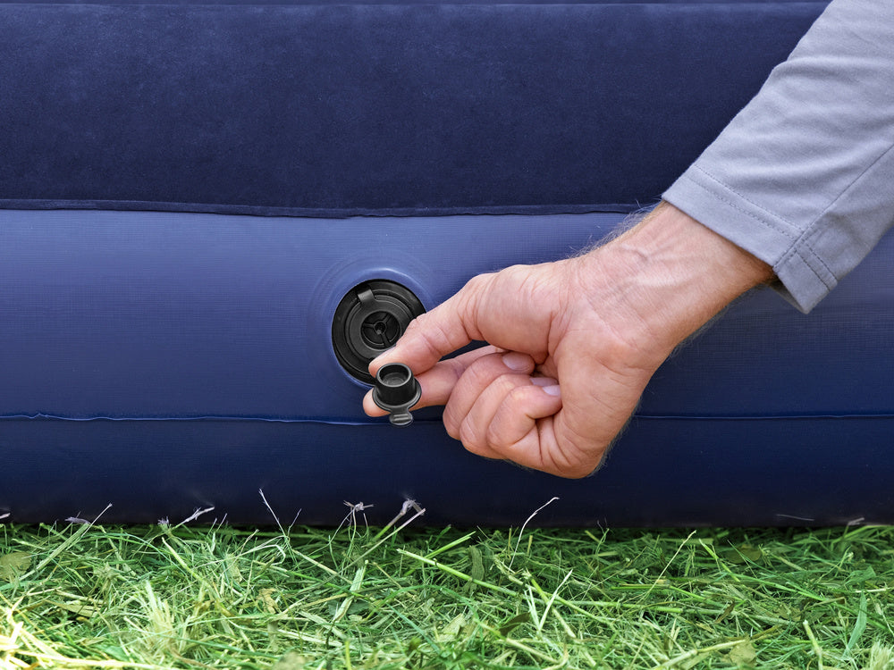 Dvivietis pripučiamas čiužinys su įmontuotu siurbliu 203x152x28cm, Bestway