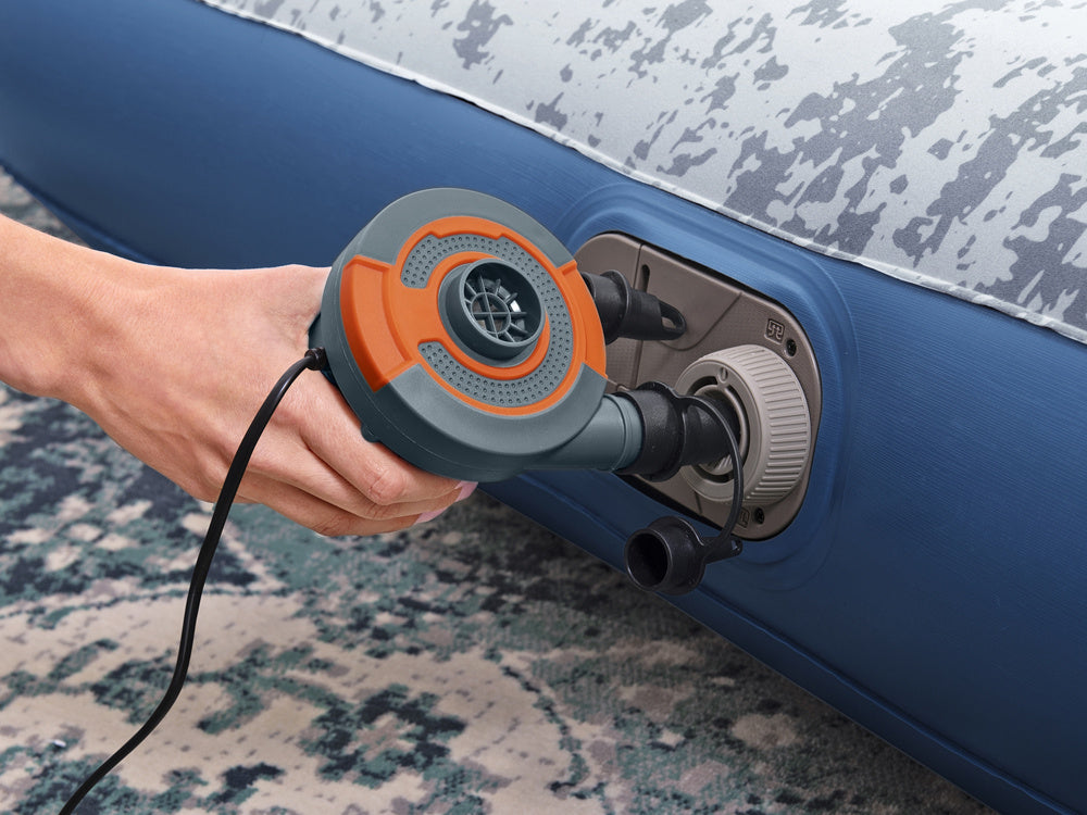 Dvivietis veliūrinis pripučiamas čiužinys 203x152x30cm, Bestway