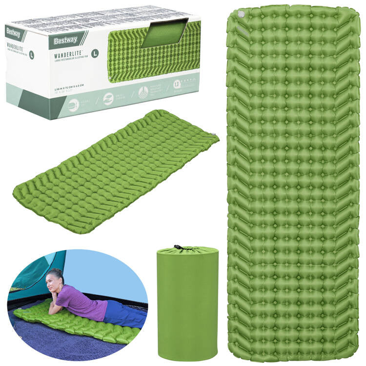 Pripučiamas čiužinys kilimėlis 198x71cm WanderLite Large, Bestway