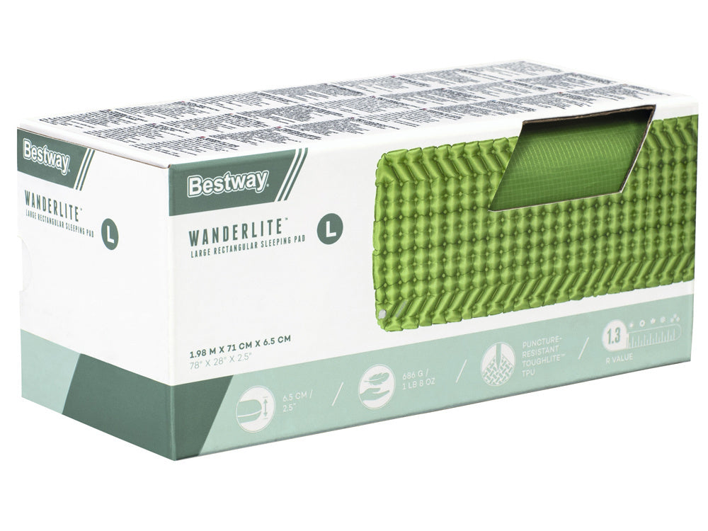 Pripučiamas čiužinys kilimėlis 198x71cm WanderLite Large, Bestway