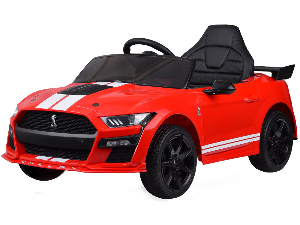Vienvietis elektromobilis vaikams Ford Mustang Shelby GT500, raudonas