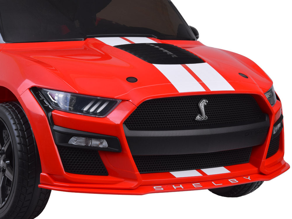 Vienvietis elektromobilis vaikams Ford Mustang Shelby GT500, raudonas