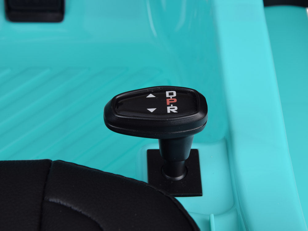 Vienvietis elektromobilis Mercedes AMG CLA 45s, mėlynas