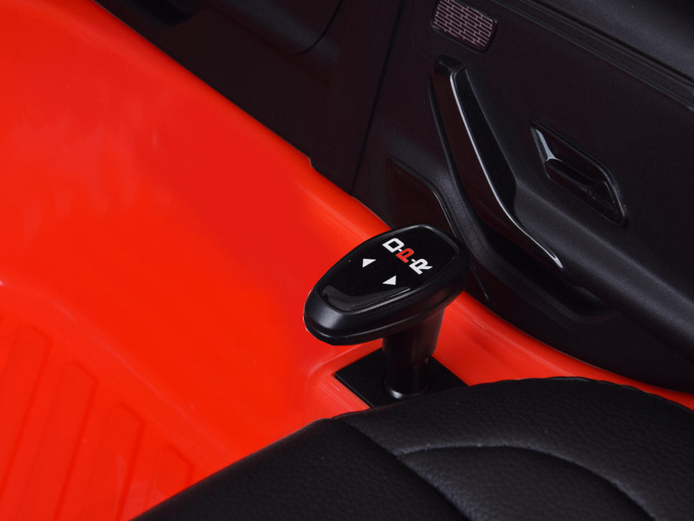 Vienvietis elektromobilis Mercedes AMG CLA 45s, raudonas