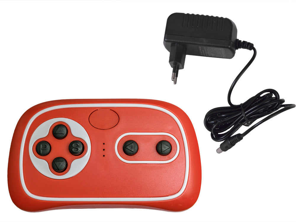 Dvivietis elektrinis bagis vaikams Racing, raudonas